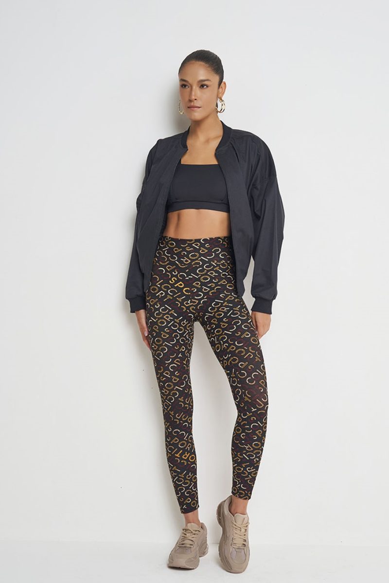 Calça Jacquard Logomania Sport Style