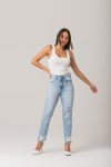 Calça Jeans Destroyed Azul Allure