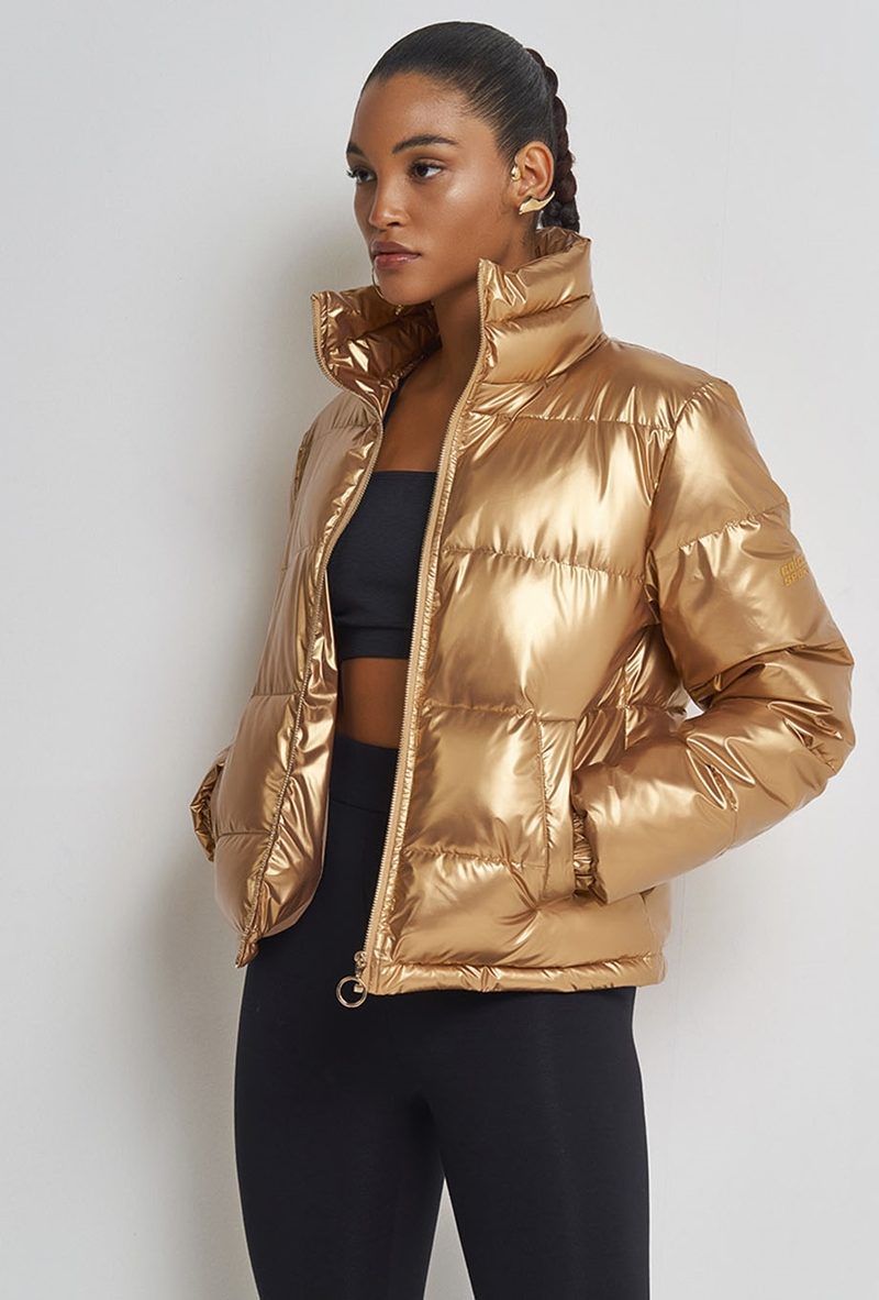 Jaqueta Puffer Metalizada