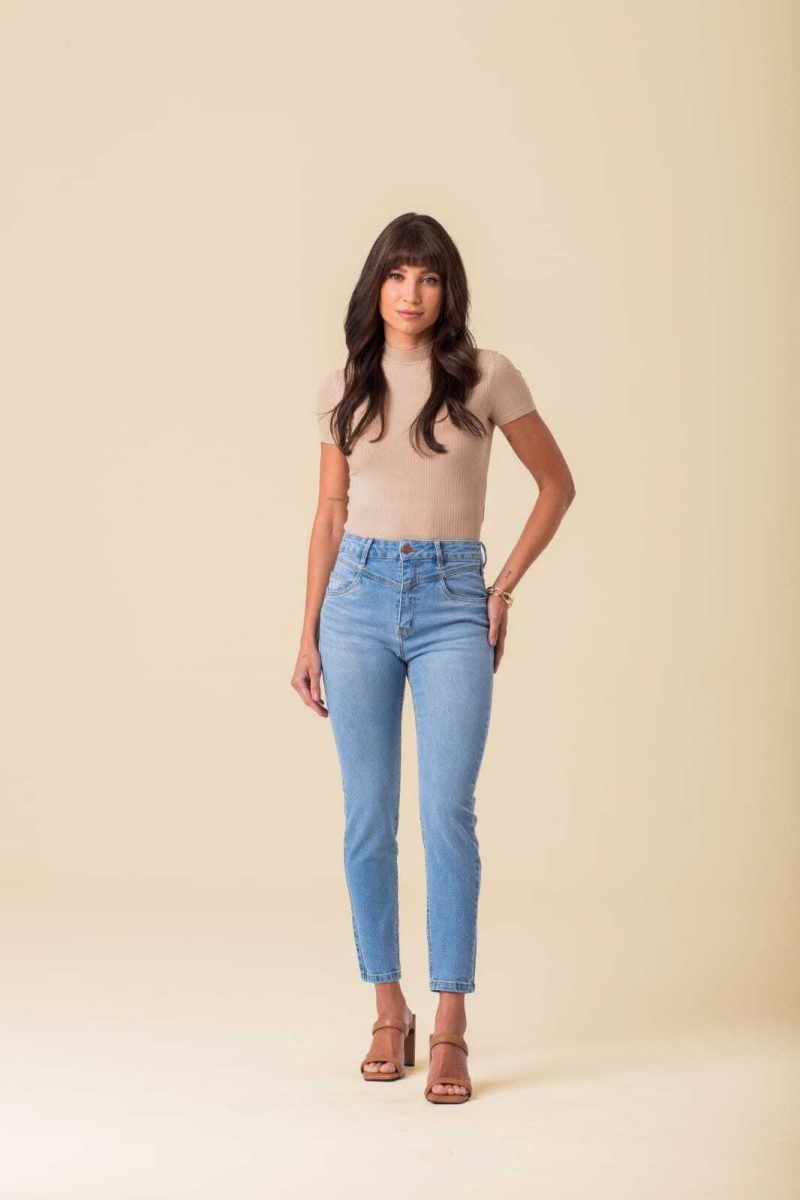 Calça Skinny Jeans Clara Azul